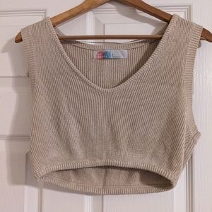 Free People Beach Sweater Crop